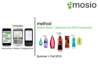 method Mobile Ideas + Solutions for CPG Companies  
