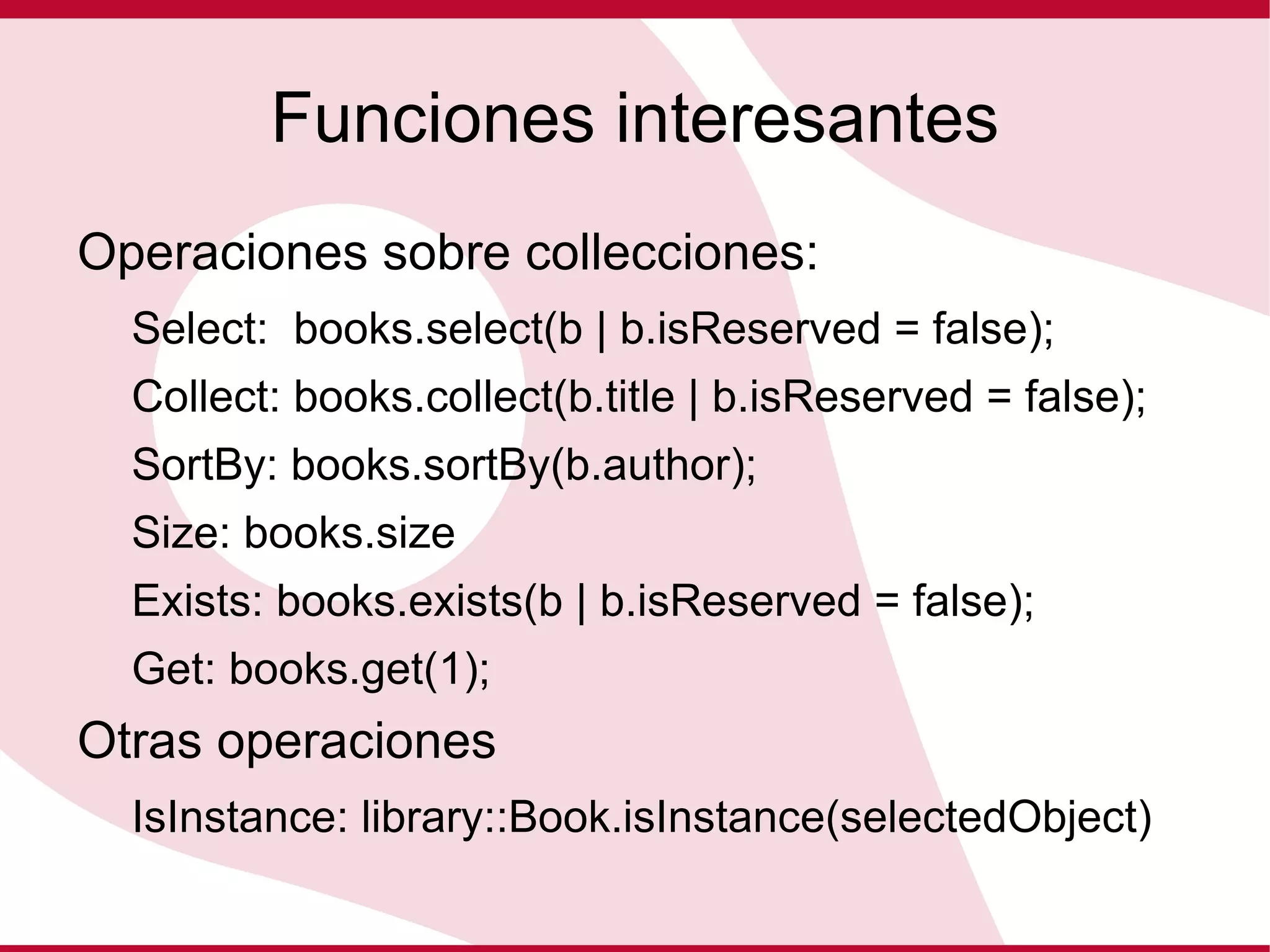 Clase XPANDTransformation I 