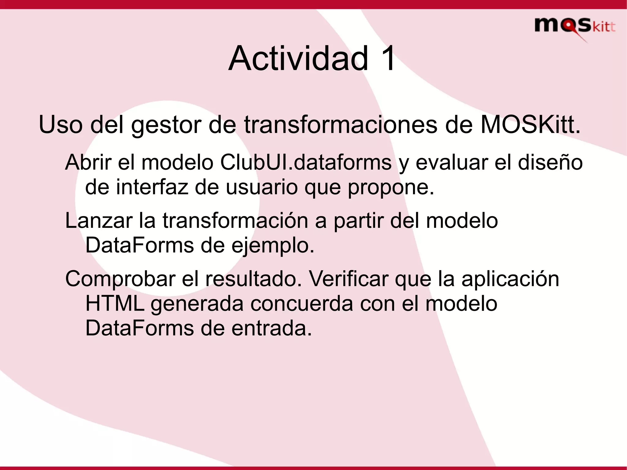 Clase XPANDTransformation II 