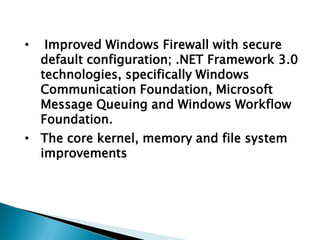 Modern Operating System Windows Server 2008 | PPTX