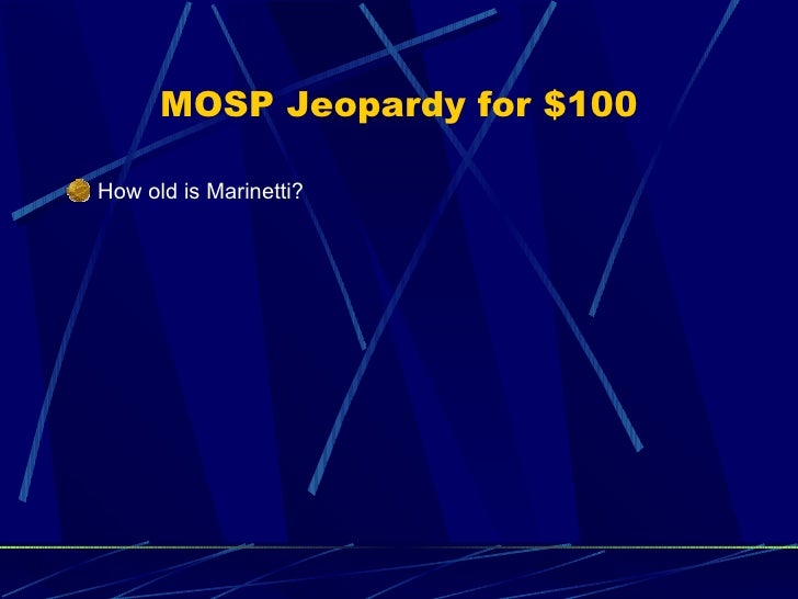 Mosp Walkthrough 2009
