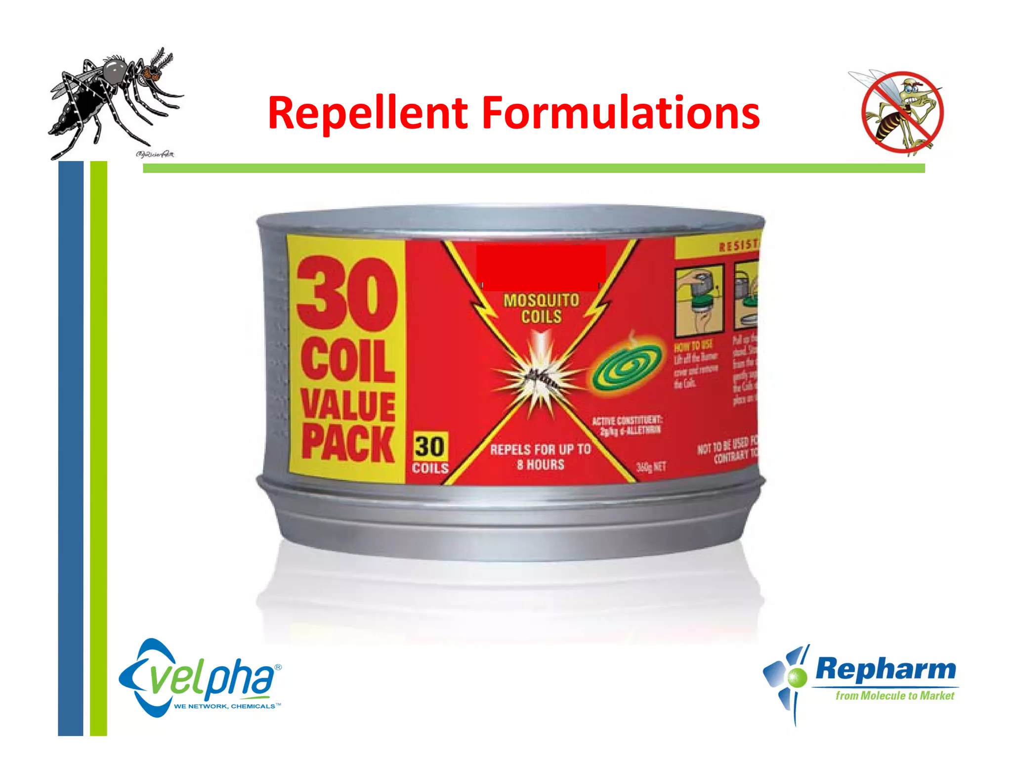 Repellent Formulations
 