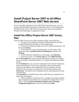 Moss 2007 Deployment Detail