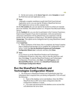 Moss 2007 Deployment Detail