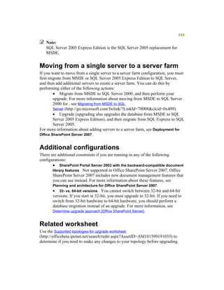 Moss 2007 Deployment Detail