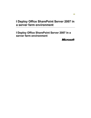 Moss 2007 Deployment Detail