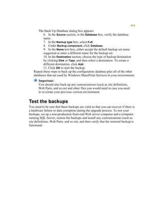 Moss 2007 Deployment Detail