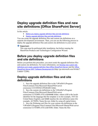 Moss 2007 Deployment Detail