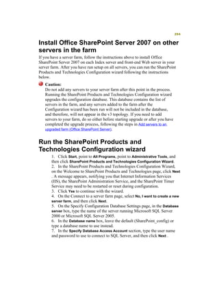 Moss 2007 Deployment Detail