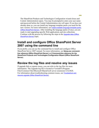 Moss 2007 Deployment Detail