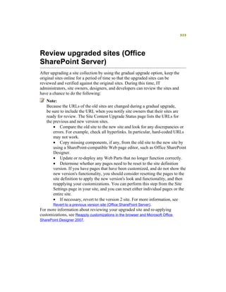 Moss 2007 Deployment Detail