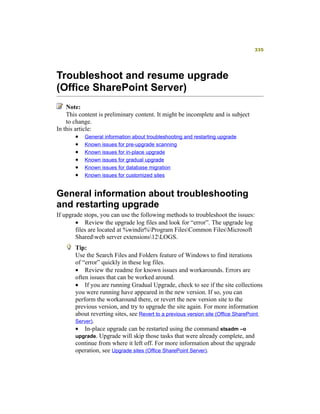 Moss 2007 Deployment Detail