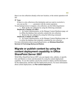 Moss 2007 Deployment Detail