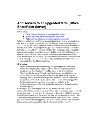 Moss 2007 Deployment Detail