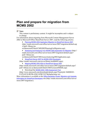Moss 2007 Deployment Detail