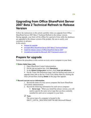 Moss 2007 Deployment Detail