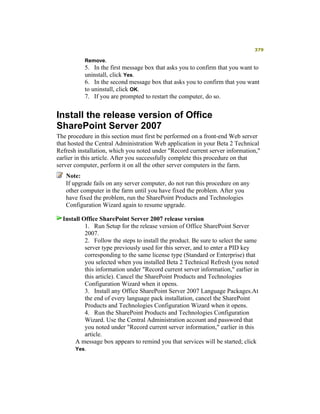 Moss 2007 Deployment Detail