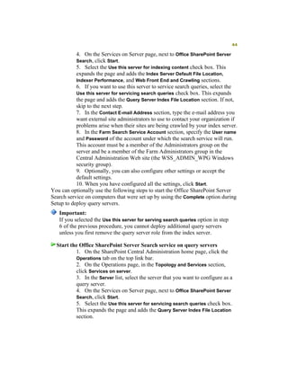 Moss 2007 Deployment Detail