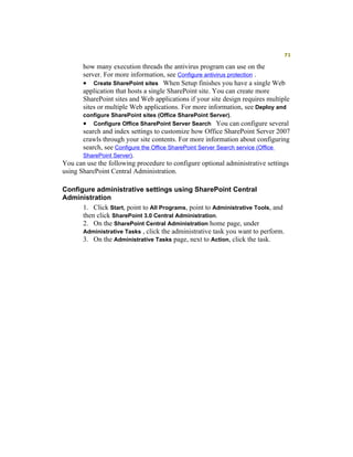 Moss 2007 Deployment Detail