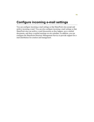 Moss 2007 Deployment Detail