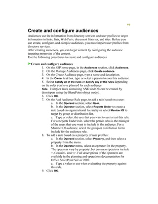 Moss 2007 Deployment Detail
