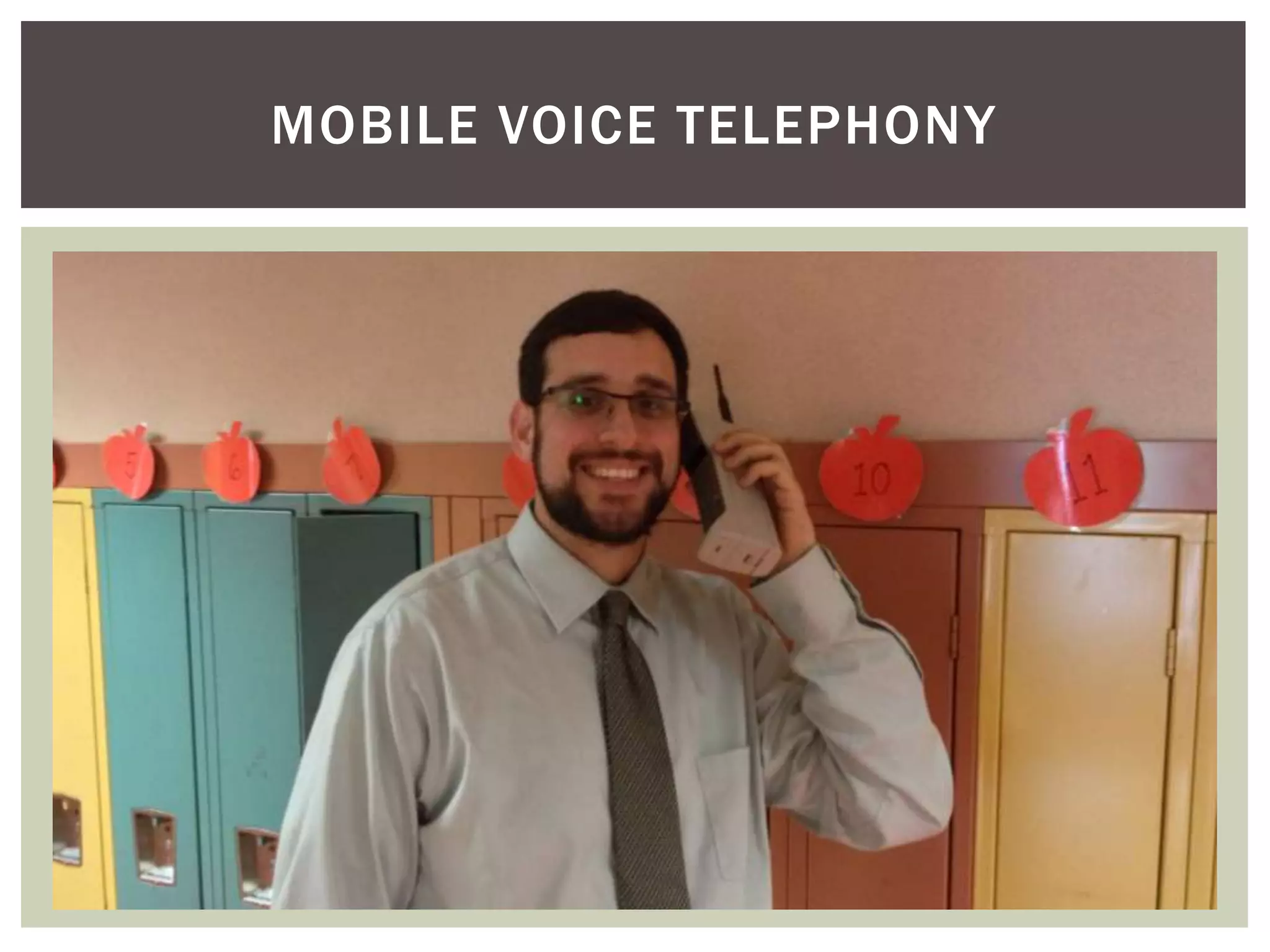 MOBILE VOICE TELEPHONY

 