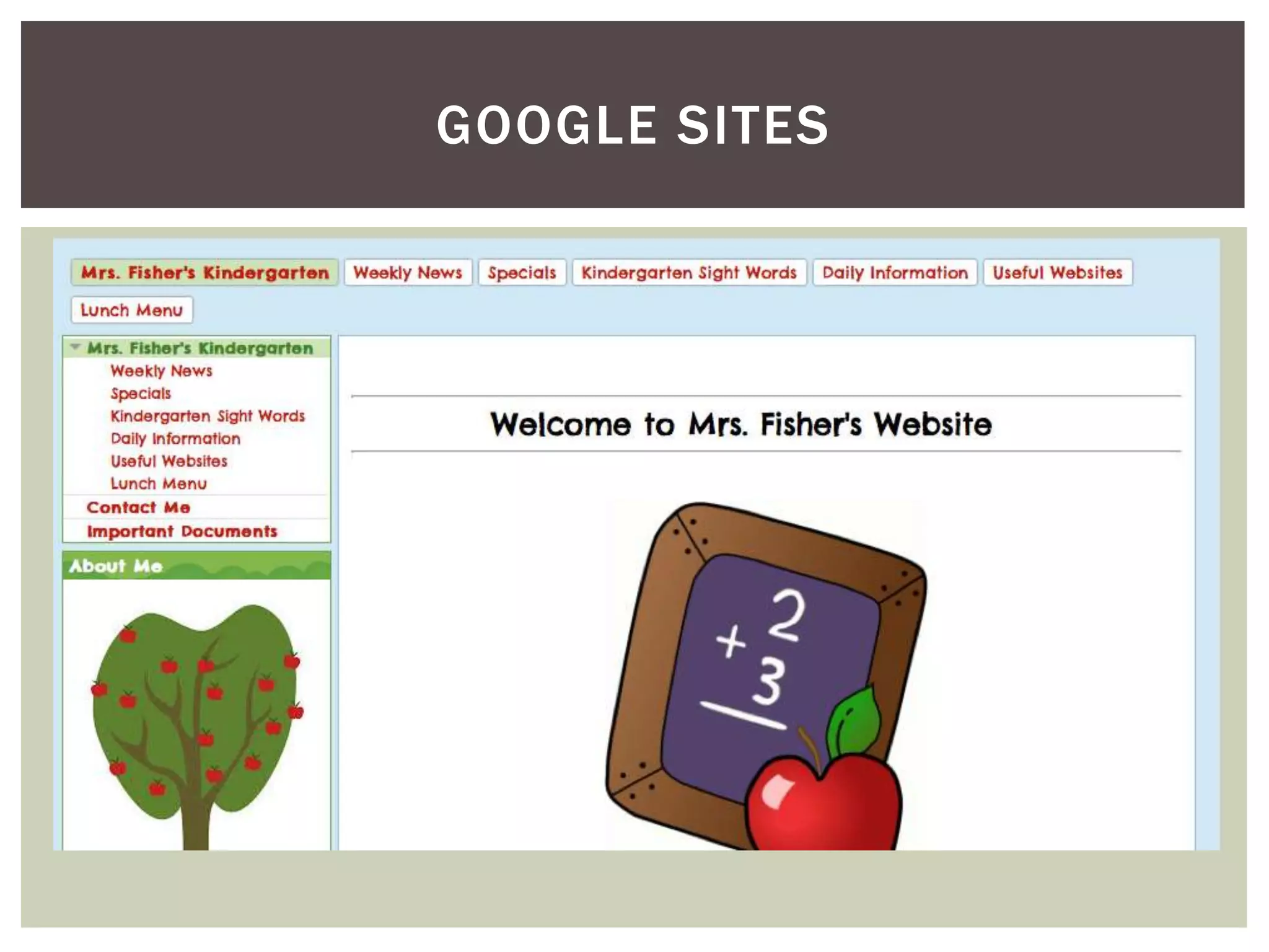 GOOGLE SITES

 