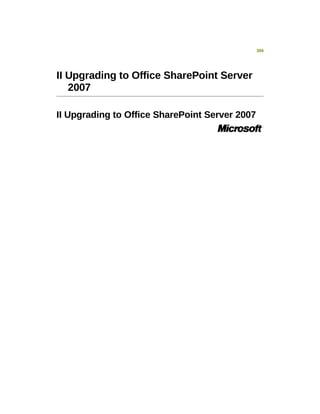 Moss 2007 Deployment Detail