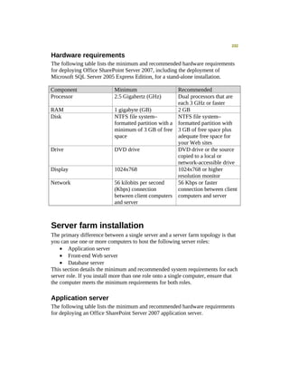 Moss 2007 Deployment Detail