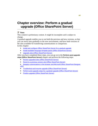 Moss 2007 Deployment Detail