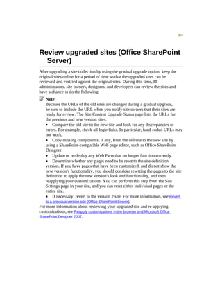 Moss 2007 Deployment Detail