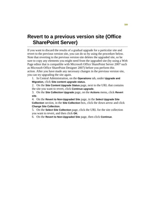 Moss 2007 Deployment Detail