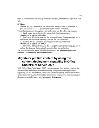 Moss 2007 Deployment Detail