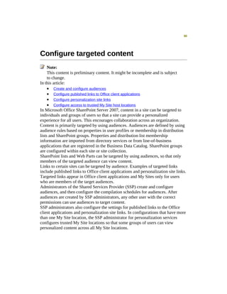 Moss 2007 Deployment Detail