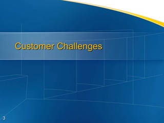 Customer Challenges




3
 