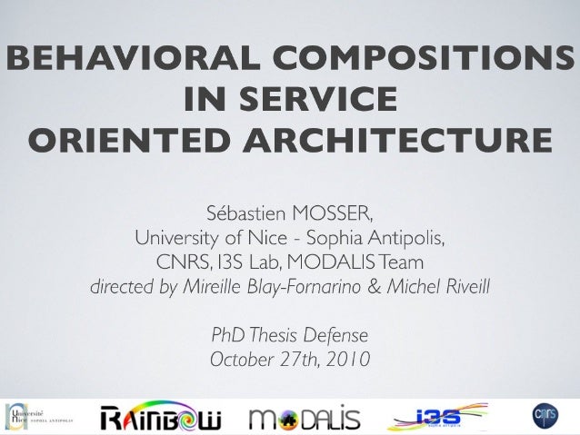 Service oriented architecture master thesis