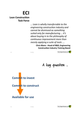 8&9%
                %
!"#$%&'$()*+,-'$ %
       :#(;%<'*,"%
                     H%!"#$%&'%13*++,%)-#$'0"--#;+"%)*%)3"%
                     "$5&$""-&$5%9*$')-:9/*$%&$8:')-,%#$8%
                     9#$$*)%;"%8&'.&''"8%#'%'*.")3&$5%
                     ':&)"8%*$+,%0*-%.#$:0#9):-&$5%H%&)N'%
                     #;*:)%;:,&$5%&$%)*%)3"%73&+*'*73,%*0%
                     9*$/$:*:'%&.7-*<"."$)%.*-"%)3#$%
                     ."-"+,%#77+,&$5%#%':&)"%*0%)**+'%2222%
                               &0*.(%7#$$%@%T"#/%'F%UGED%8$C.$""*.$C%
                                 &'$()*+,-'$%9$/+()*3%:*#.$.$C%N'#*/"
C1"                  !"1233"




                                      A key question …
      9$.-#2%./"#%
                                                     … here …
      &'55.)%)'%.$K"()%
                                              … and here …
      &'55.)%)'%,'$()*+,)%
                                    … to improve quality,
                                    delivery & cost here…
      6K#.2#>2"%F'*%+("%
             … while enhancing end-user value?
CC"                  !"1233"
 