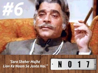 The 10 Most Memorable Bollywood Character Names PPT