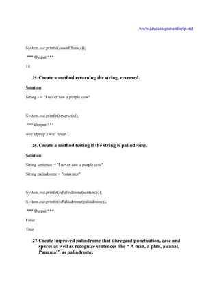 Best Java Problems and Solutions | PDF