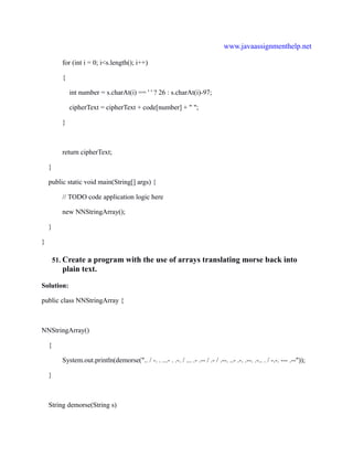 Best Java Problems and Solutions | PDF