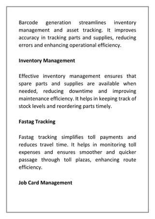 The Most Advanced Fleet Management System | PDF