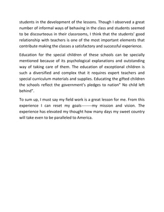 Beginning and ending routines