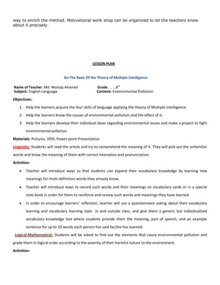 to  give all students an equal opportunity to learn