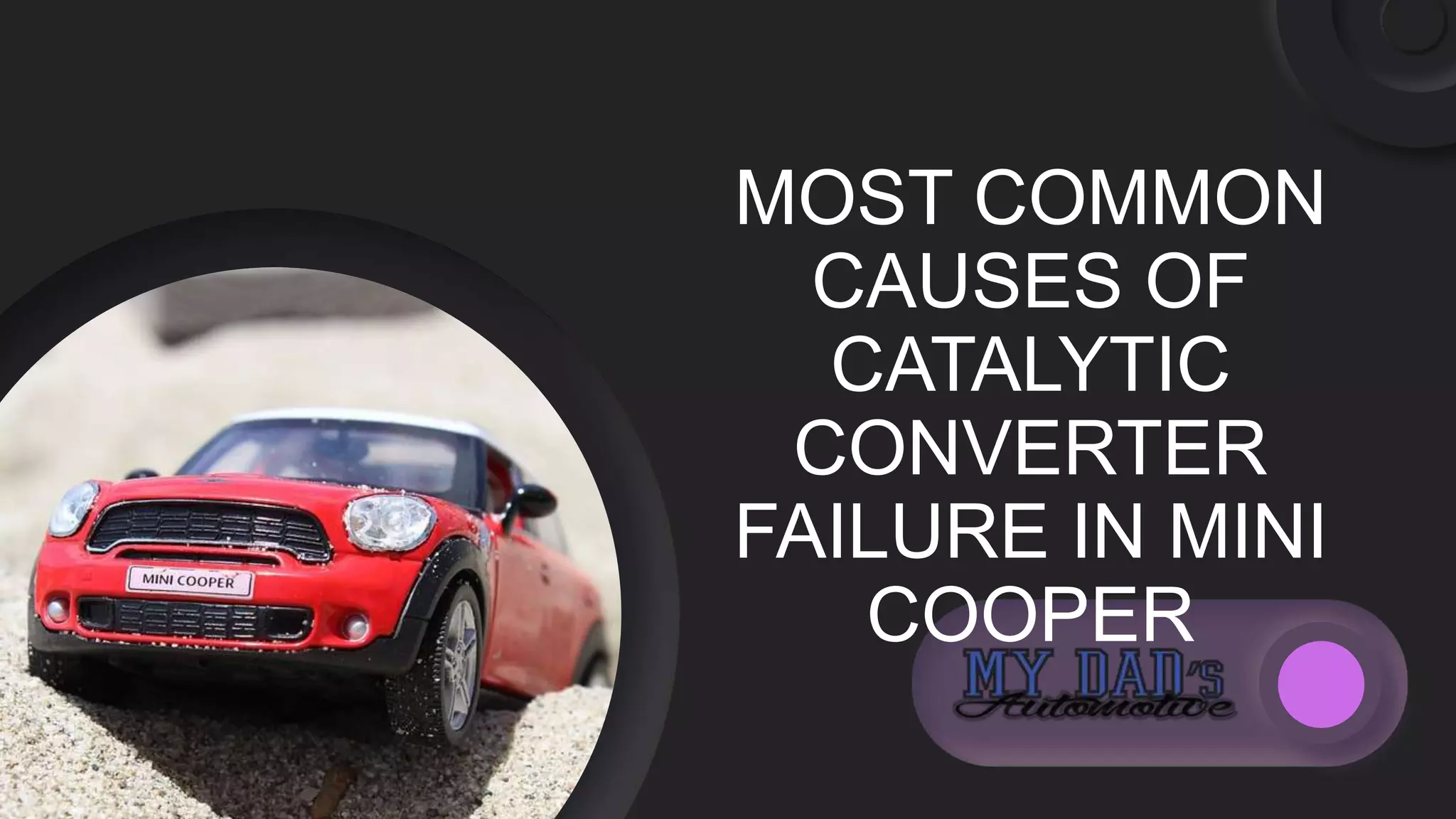 Most Common Causes of Catalytic Converter Failure in Mini Cooper PPT