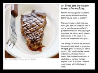 Most common cooking mistakes