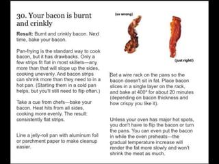 Most common cooking mistakes