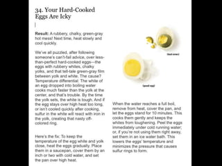 Most common cooking mistakes