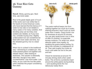 Most common cooking mistakes