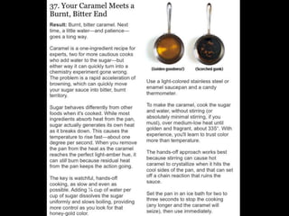 Most common cooking mistakes