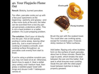 Most common cooking mistakes